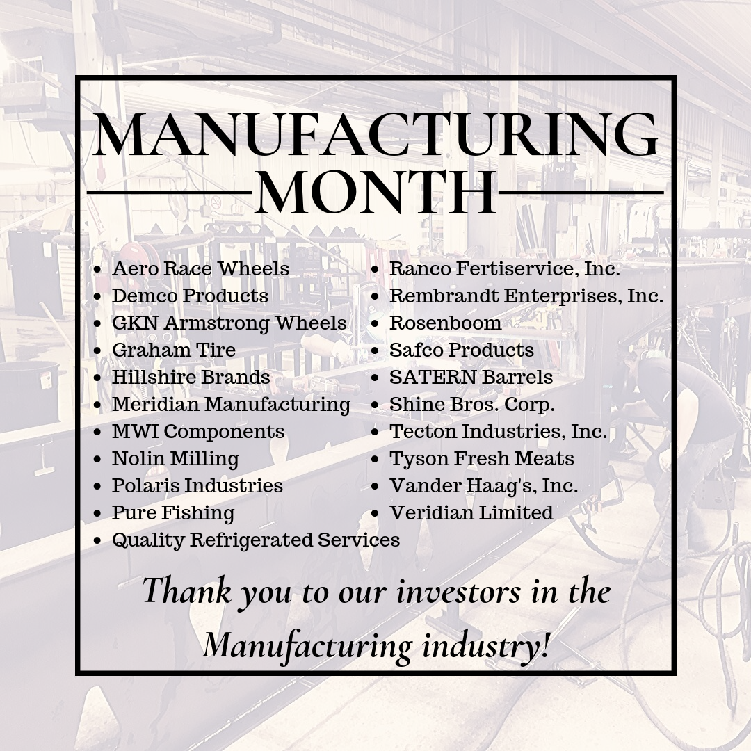 October Is Manufacturing Month